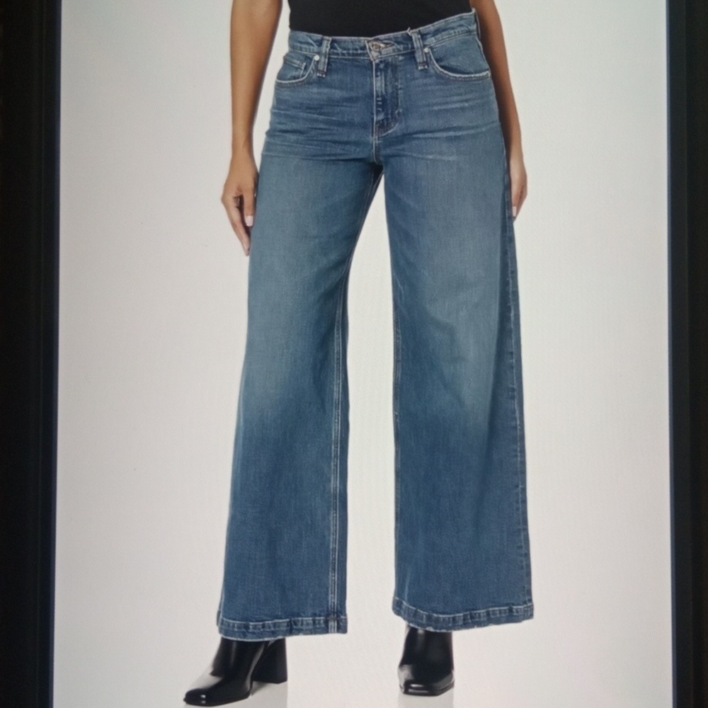Hudson Freya Low Rise Skater In Deep Blue Vintage Color Revolve High Rise 34